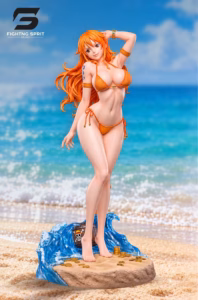 One Piece Fighting Sprit Studio Swimsuit Nami  Resin Statue