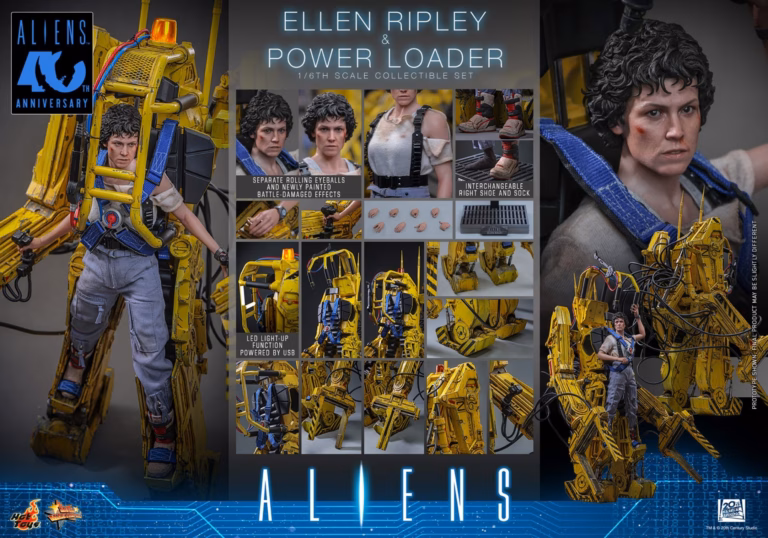 Aliens Hot Toys Ellen Ripley X Power Loader  Figure  Resin Statue