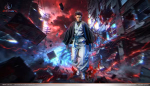 Jujutsu Kaisen Lixiang Studio Black Robe Ryomen Sukuna Resin Statue
