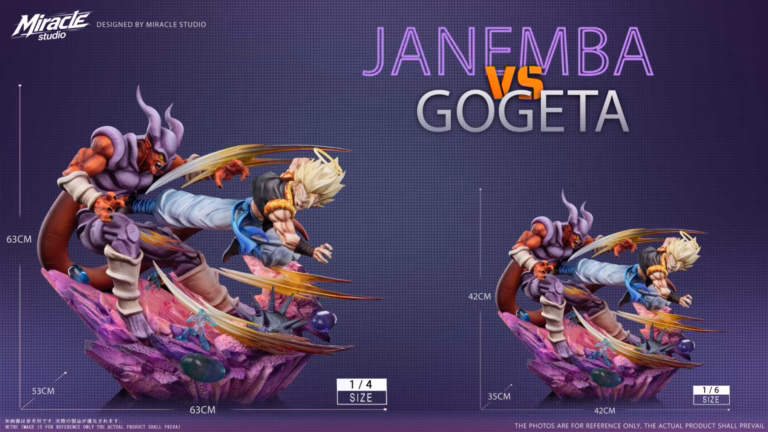 Dragon Ball Miracle Studio Gogeta vs Janemba Resin Statue