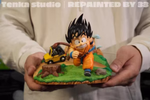 Dragon Ball Tenka Studio Running Kid Goku Resin Statue