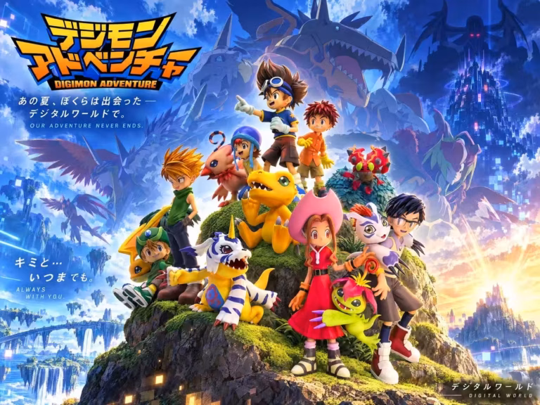 Digimon Adventure Butterfly Studio Chosen Children and Digimon Gathering Resin