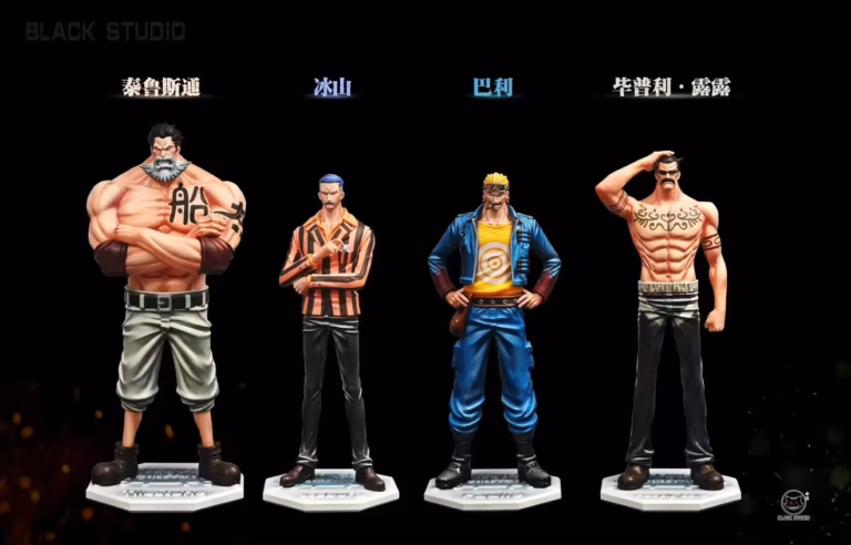 One Piece Black Studio Galley La Company Four Musketeers  Resin Statue