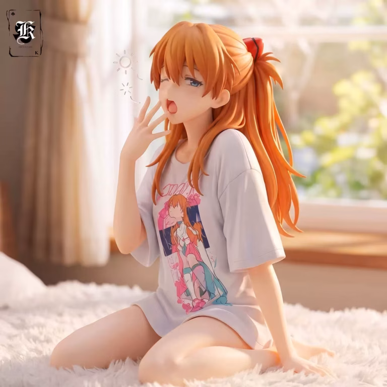Neo Genesis Evangelion SPK Studio Sleeping Asuka Resin Statue