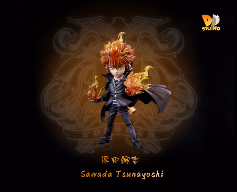 Katekyo Hitman Reborn Studio Name Tsunayoshi Sawada Resin Statue