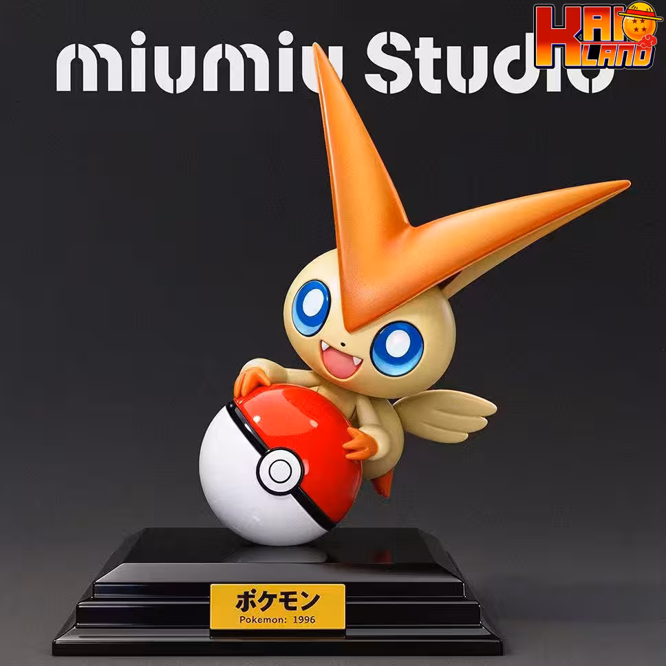 Pokemon miumiu Studio Victini Resin Statue