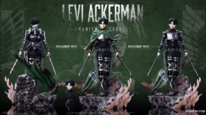 Attack On Titan Go Figure Studio Levi Ackerman Resin Statue