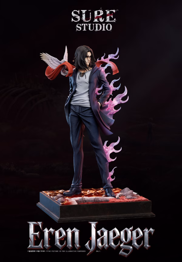 Attack on Titan Sure Studio Eren Yeager Resin Statue 2