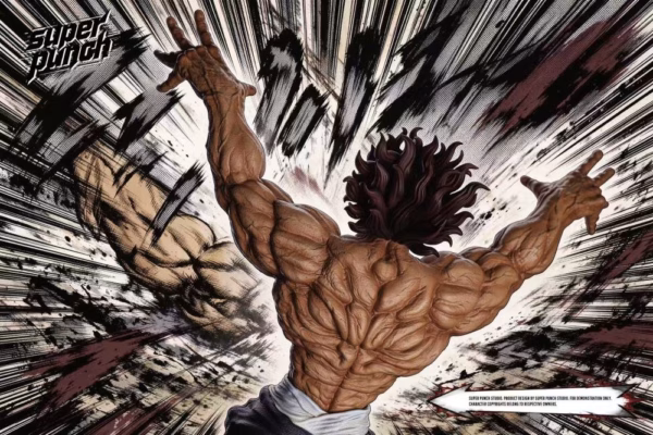 Baki SuperPunch Studio Yujiro Hanma Resin Statue 4