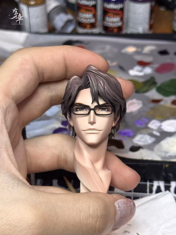 Bleach Prologue Studio Sosuke Aizen Resin Statue 2