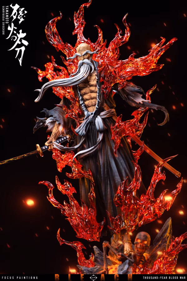 Bleach SY Studio Genryusai Shigekuni Yamamoto Resin Statue 4