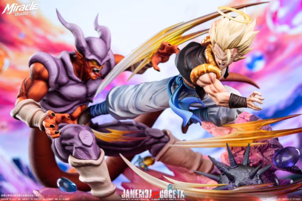 Dragon Ball Miracle Studio Gogeta vs Janemba Resin Statue