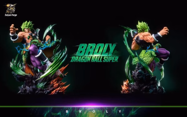 Dragon Ball Saiyan Forge Studio Son Goku Ultra Instinct x Broly Resin Statue 4