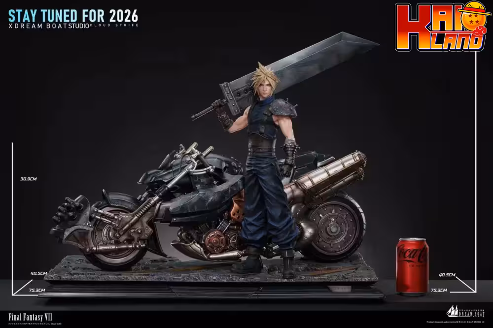 Final Fantasy Dream Boat Studio Cloud Strife Resin Statue