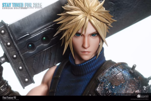 Final Fantasy Dream Boat Studio Cloud Strife Resin Statue 4