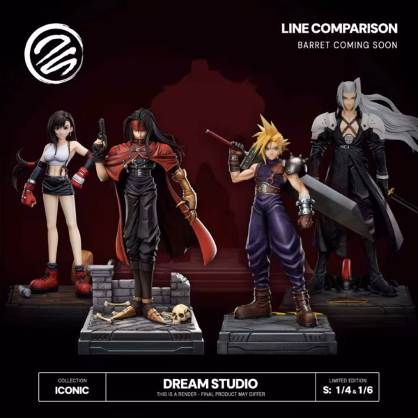 Final Fantasy Dream Studio Vincent Valentine Resin Statue 7