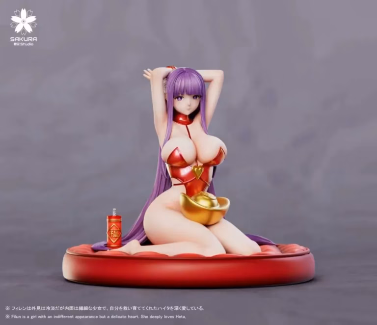 Frieren Beyond Journeys End Sakura Studio Fern New Year Version Resin Statue