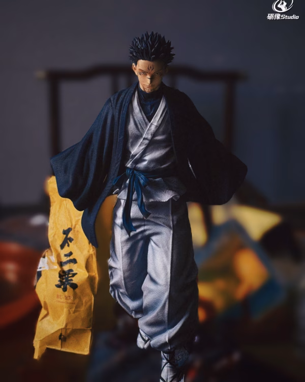 Jujutsu Kaisen Lixiang Studio Black Robe Ryomen Sukuna Resin Statue 1