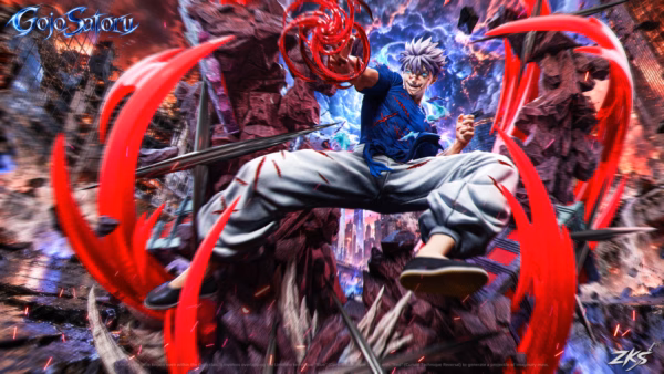 Jujutsu Kaisen Zenkai Studio Gojo Satoru Resin Statue 2