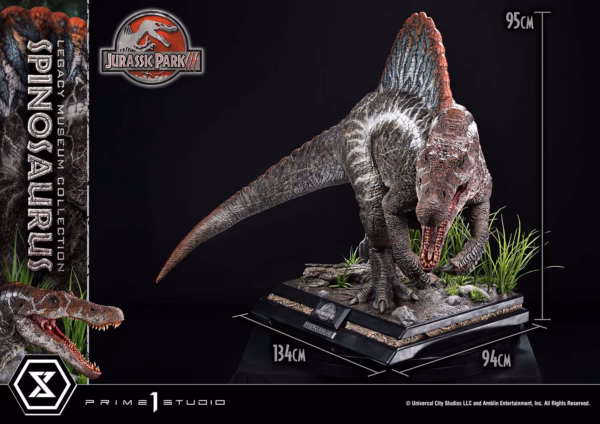 Jurassic Park III Prime 1 Studio Spinosaurus Licensed Resin Statue 2