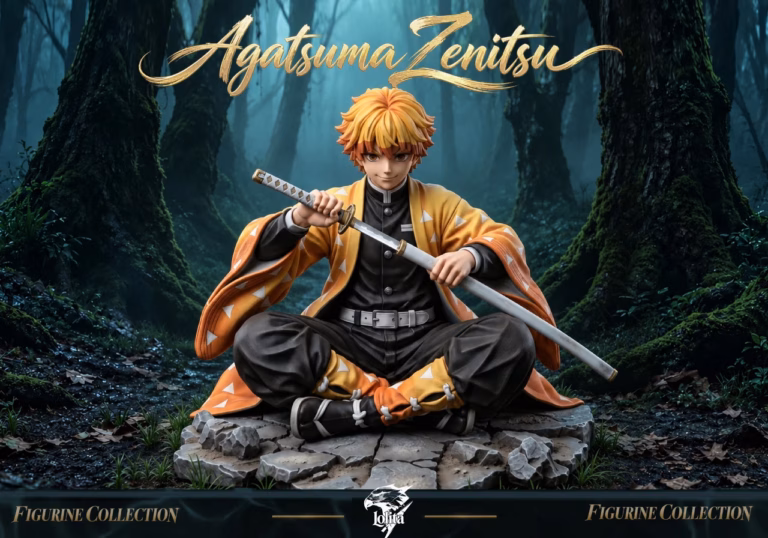 Kimetsu no Yaiba Lolita Studio Agatsuma Zenitsu Resin Statue