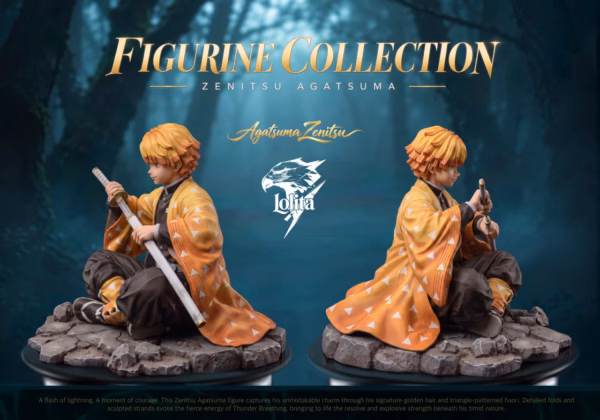 Kimetsu no Yaiba Lolita Studio Agatsuma Zenitsu Resin Statue 2