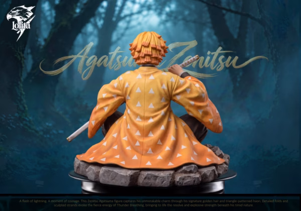 Kimetsu no Yaiba Lolita Studio Agatsuma Zenitsu Resin Statue 4