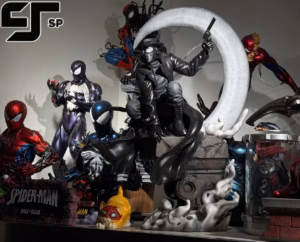 Marvel Spider Man SP Studio Spider Man Noir Resin Statue