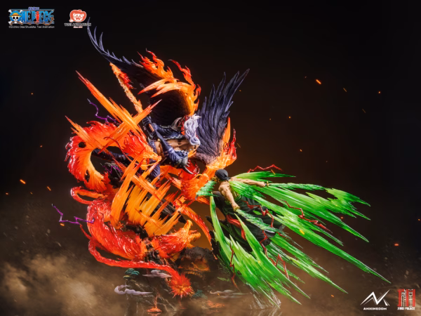 One Piece Jimei Palace x AniKingdom Studio Roronoa Zoro vs King Licensed Resin Statue