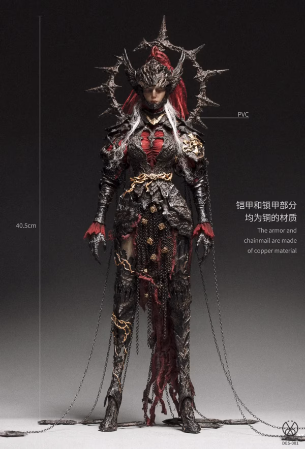 Original PopCostume Studio The Knight of Roses The Thornbound Crown 6
