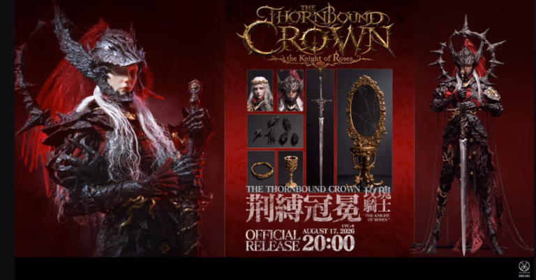 Original PopCostume Studio The Knight of Roses The Thornbound Crown Licensed