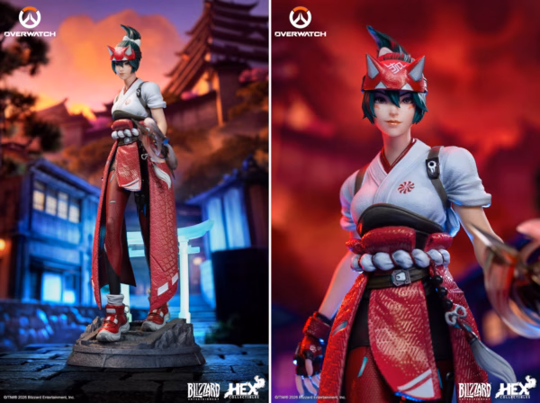 Overwatch HEX Collectibles Kiriko Licensed Resin Statue 3