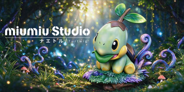 Pokemon Miumiu Studio Turtwig Resin Statue