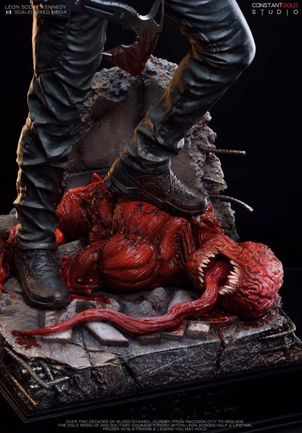 Resident Evil Constant Gold Studio Leon S Kennedy Resin Statue 5