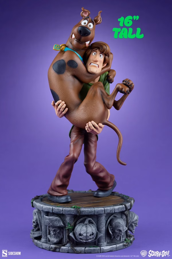 Scooby Doo Mystery Incorporated Sideshow Collectibles Scooby Doo x Shaggy Licensed Resin Statue 2
