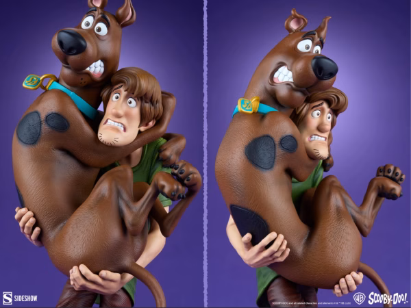 Scooby Doo Mystery Incorporated Sideshow Collectibles Scooby Doo x Shaggy Licensed Resin Statue 3