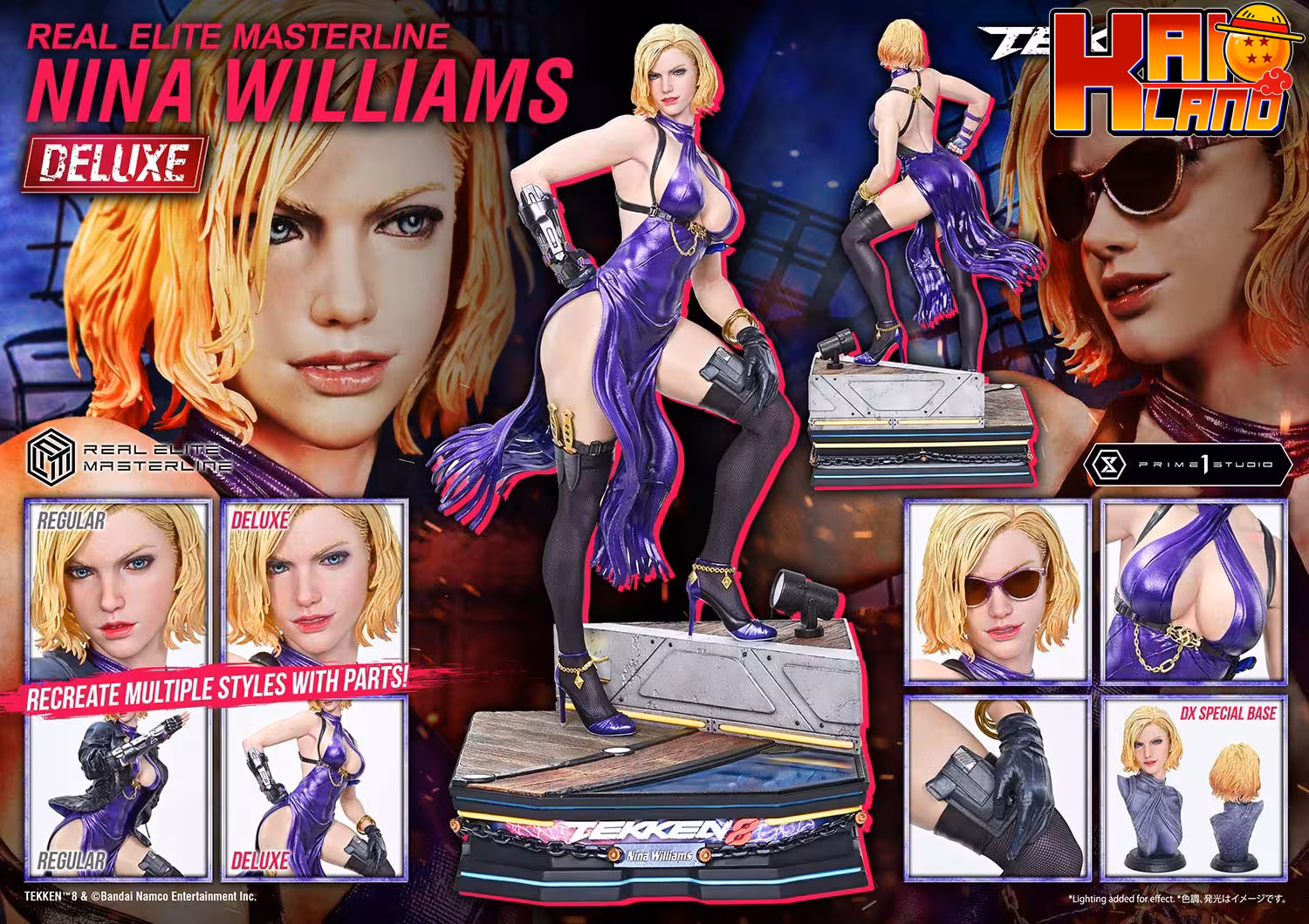 TEKKEN 8  Prime 1 Studio Nina Williams Licensed Resin Statue