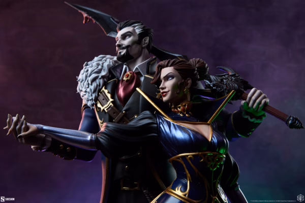 The Legend of Vox Machina Sideshow Collectibles Delilah Briarwood x Sylas Briarwood Licensed Resin Statue 3