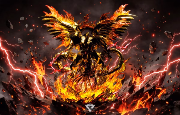 YuGiOh Deadman Studio The Winged Dragon Of Ra Resin Statue 2
