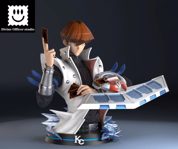 YuGiOh Divine Officer Studio Seto Kaiba Bust Resin Statue 1