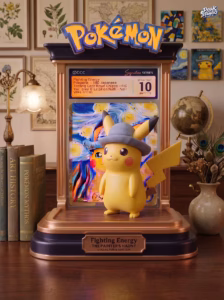 Pokémon Peak Studio Starry Night Van Gogh Pikachu Resin Statue