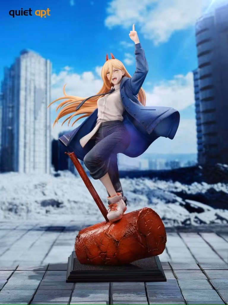 Chainsaw Man QuietArt Studio Power Resin Statue