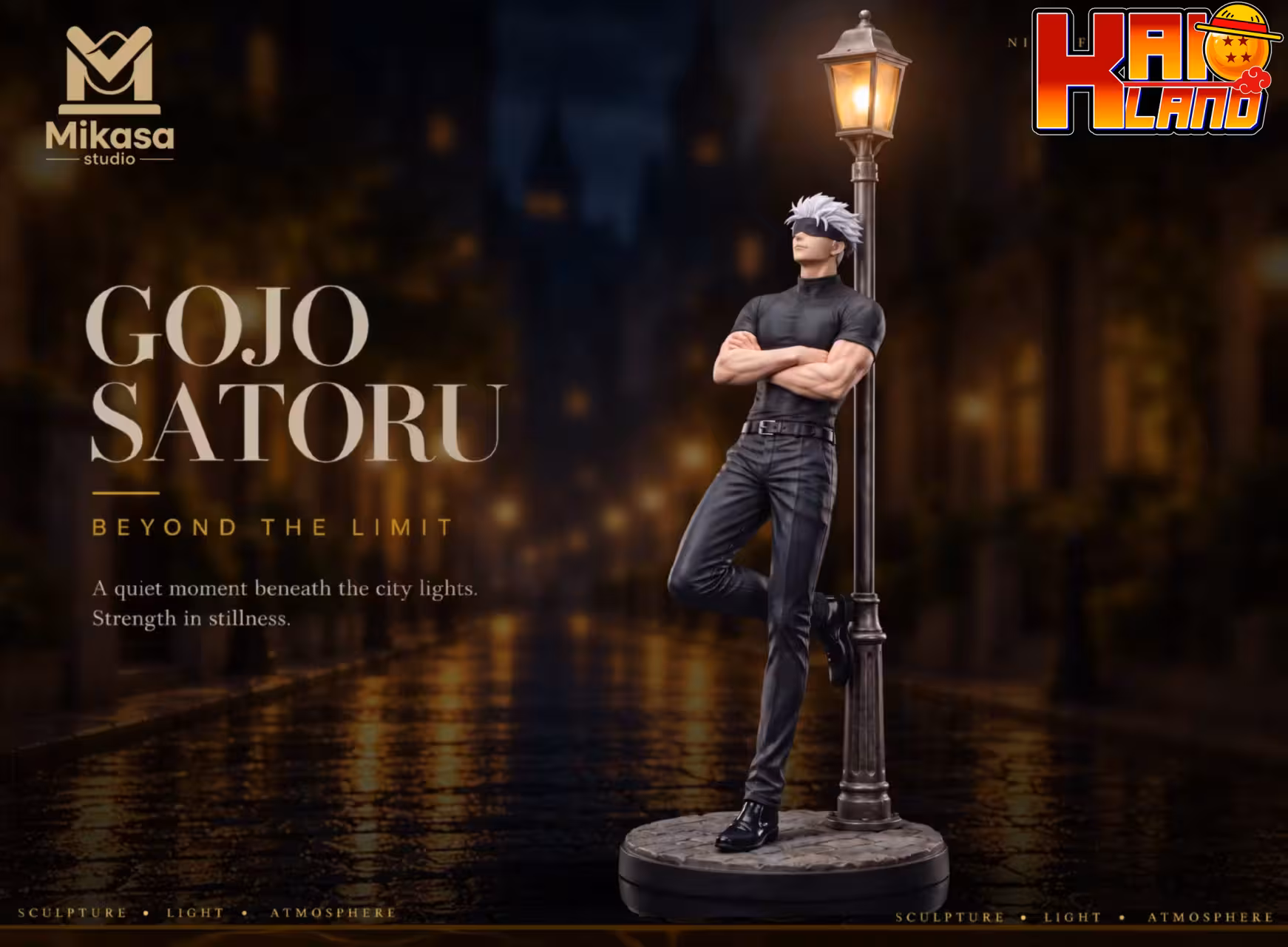 Jujutsu Kaisen Mikasa Studio Satoru Gojo Resin Statue