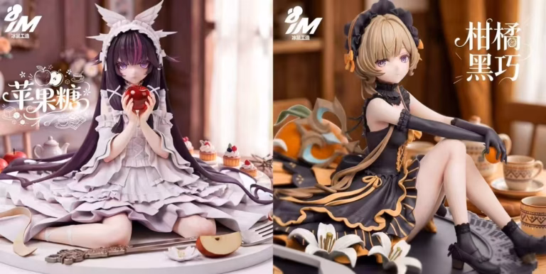 Original Illustration by Wei Tang Qu Bing ICEMOUSE Studio Apple Candy Girl  Resin Statue