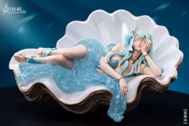 Original October Wutong Studio Clam Girl Haixi Resin Statue