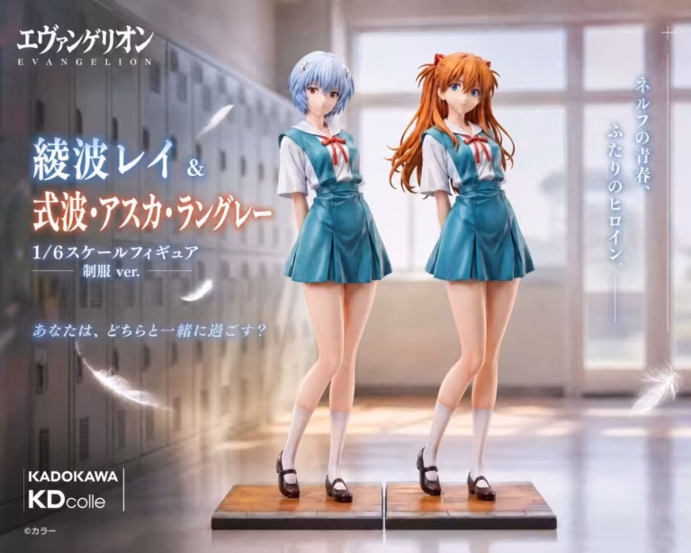 Neo Genesis Evangelion Candy studio Ayanami Rei x Asuka Resin Statue