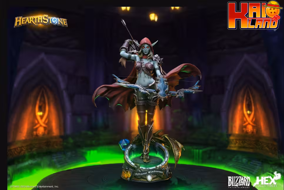 World of Warcraft HEX Collectibles × Blizzard Entertainment Sylvanas Windrunner Licensed Resin Statue