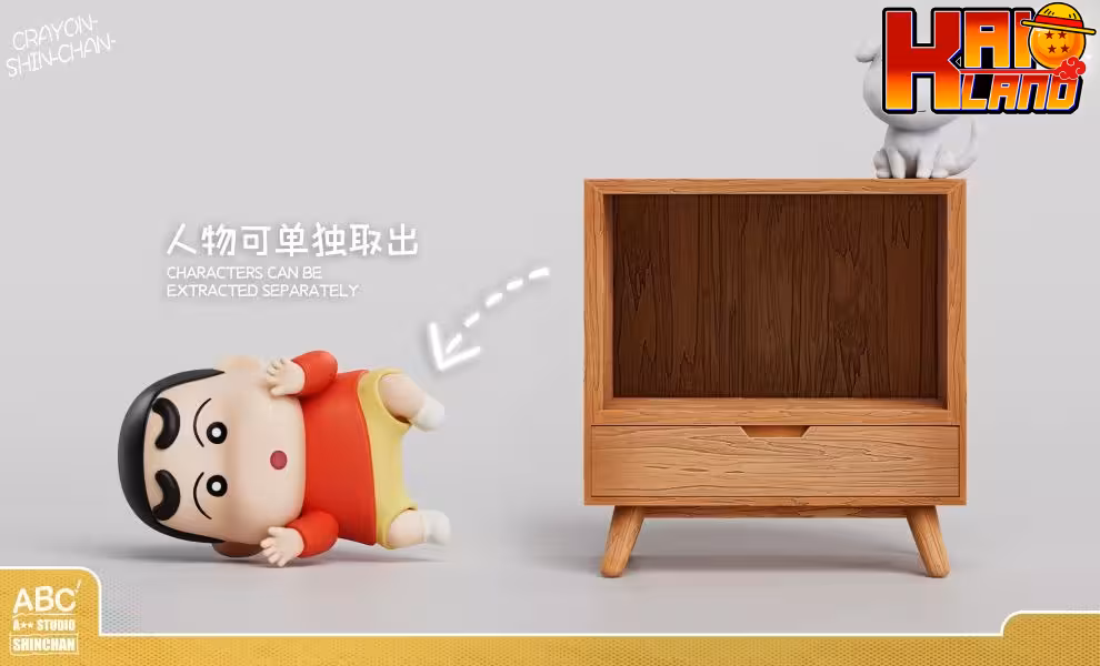 Crayon Shinchan ABC Studio Shin chan Resin Statue