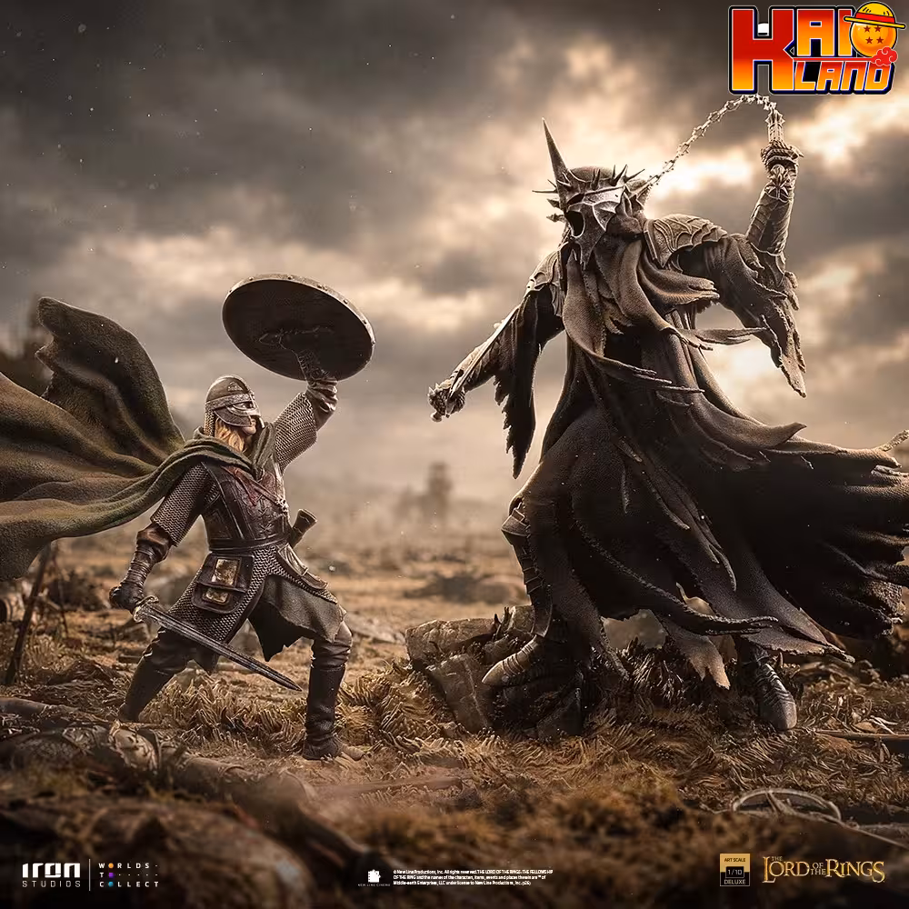 The Lord of the Rings Iron Studios Eowyn vs Witch King Deluxe Resin Statue