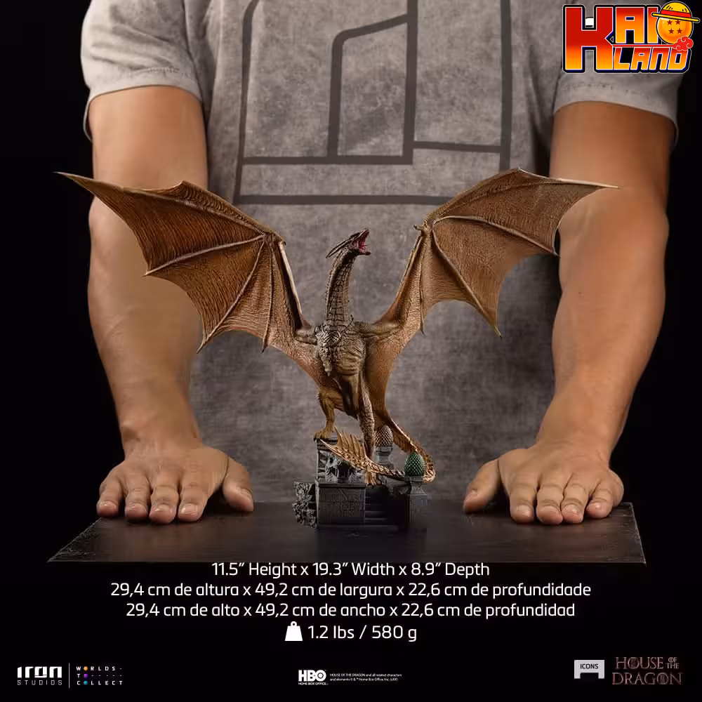 House of the Dragon Iron Studios Syrax Icons Resin Statue